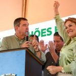 Na região norte de MS, governador celebra aniversário de Sonora e autoriza obras de habitação e asfalto