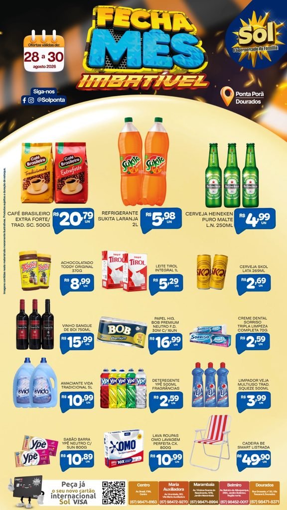 Ofertas Fecha Mês Imbatível no Supermercado Sol Ofertas Fecha Mês Imbatível no Supermercado Sol