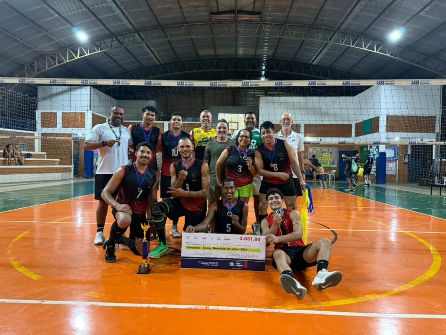 Final do Campeonato Municipal de Voleibol marca fim de semana esportivo em Três Lagoas