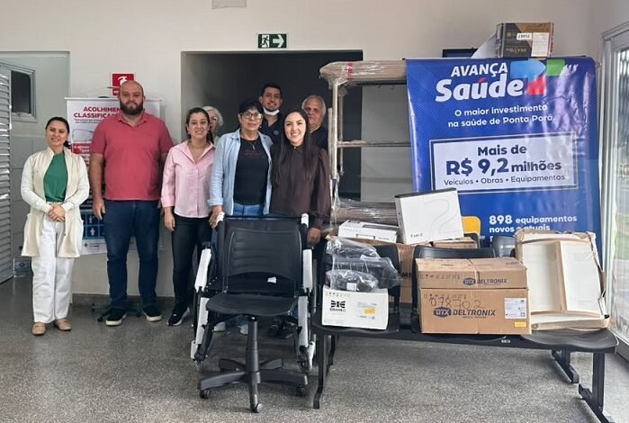 Prefeitura de Ponta Porã entrega novos equipamentos para unidades básicas de saúde