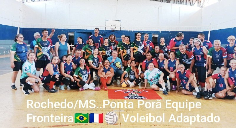 Ponta Porã: Equipe do Vôlei Adaptado 45+ recebeu atletas de Rochedo Ponta Porã: Equipe do Vôlei Adaptado 45+ recebeu atletas de Rochedo